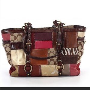 COACH patchwork handbag
